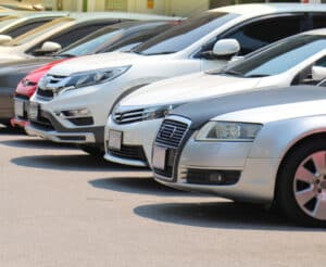Gebrauchtwagen, die zum Verkauf stehen