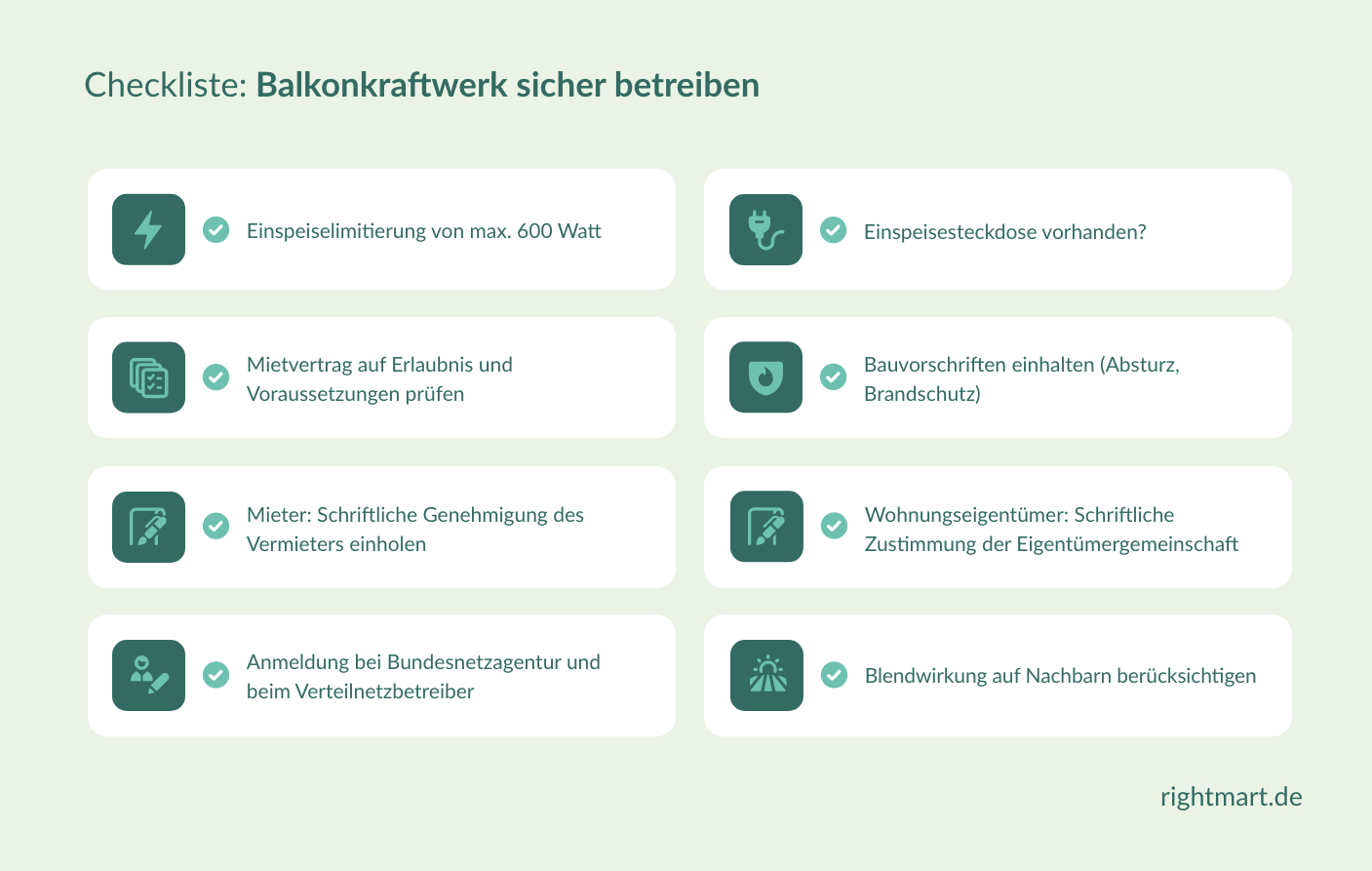 Balkonkraftwerk rechtssicher betreiben