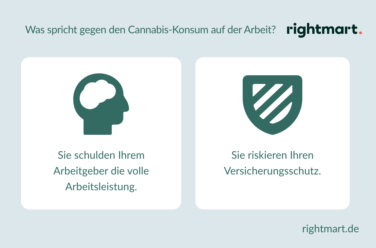 Was spricht gegen den Cannabis-Konsum auf der Arbeit?